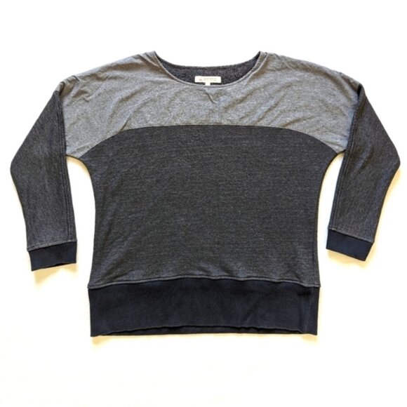 Tilley dark blue color block thick sweater women's XXL - Picture 1 of 8